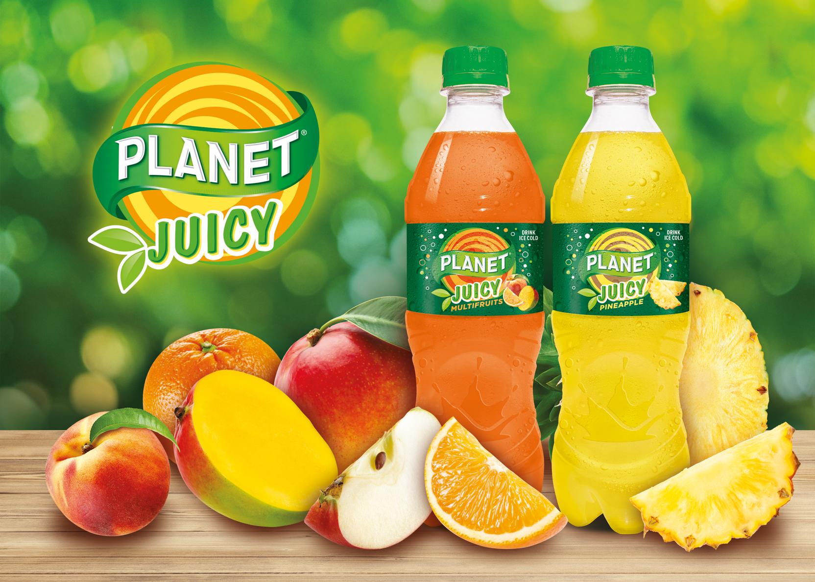 Juicy Marque de boissons pétillantes au jus de fruits