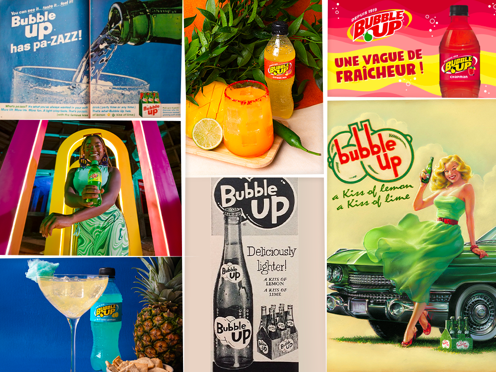 Bubble Up photo montage